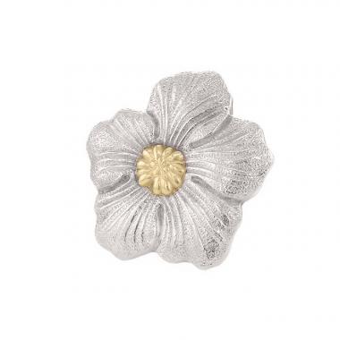 Bague Buccellati Blossom Gardenia en argent et or jaune