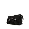 Prada Nylon shoulder bag in black canvas and black leather - 00pp thumbnail