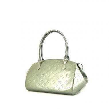 Bolso para llevar al hombro o en la mano Louis Vuitton Sheerwood en charol Monogram verde