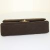 Chanel Vintage handbag in brown quilted jersey - Detail D5 thumbnail