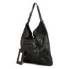 Balenciaga Day shoulder bag in black leather - 00pp thumbnail