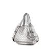 Gucci Pelham shopping bag in silver monogram leather - 00pp thumbnail