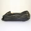 Shopping bag Saint Laurent Roady in pelle nera con borchie - Detail D4 thumbnail