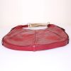 Yves Saint Laurent Mombasa small model handbag in red leather - Detail D4 thumbnail