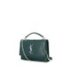 Saint Laurent Sunset shoulder bag in green leather - 00pp thumbnail