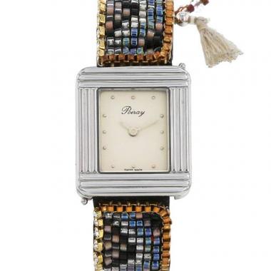 Reloj Poiray Ma Première de acero Circa  2000