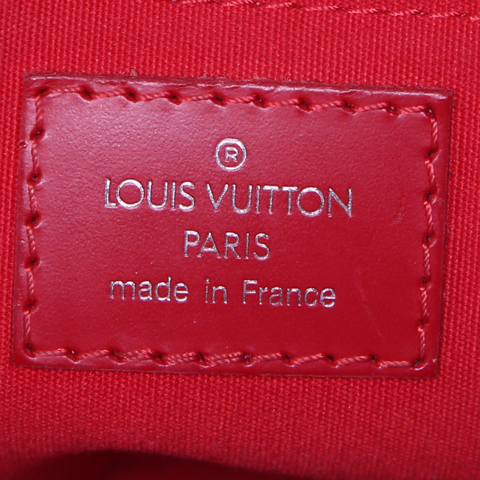 Louis Vuitton Turenne small model handbag in red epi leather - Detail D3
