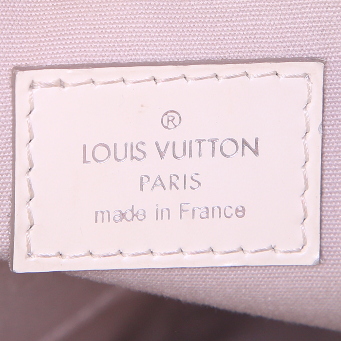 Louis Vuitton Passy large model shopping bag in white epi leather - Detail D3