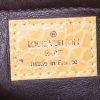 Louis Vuitton Edition Limitée Trompe L'oeil shopping bag in brown and yellow velvet and yellow alligator - Detail D3 thumbnail