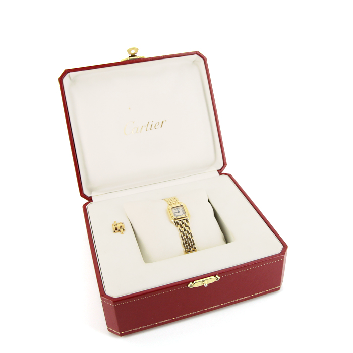 Cartier Panthère  mini watch in yellow gold Ref:  1130 Circa  2000 - Detail D2