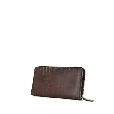 Itauba Alligator Leather Long Zipped Wallet