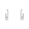 Messika Move Addiction earrings in white gold and diamonds - 00pp thumbnail