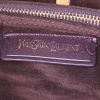 Yves Saint Laurent Muse Two handbag in grey, green and purple leather and black canvas - Detail D3 thumbnail