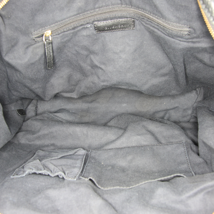 Borsa Givenchy Nightingale in pelle martellata nera - Detail D3