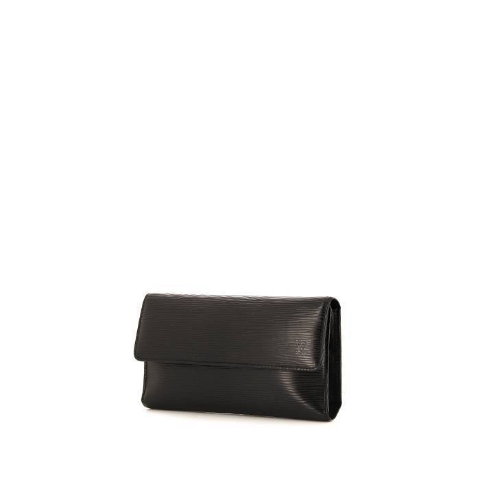Louis Vuitton Black Epi Leather Sarah Wallet NM
