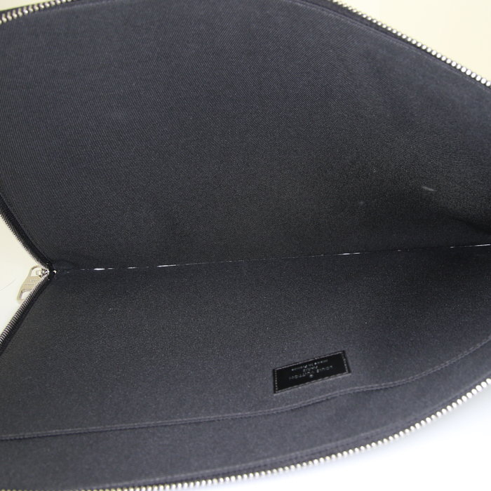Pochette Louis Vuitton en toile damier graphite - Detail D2