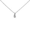 Tiffany & Co Teardrop necklace in platinium and diamonds - 00pp thumbnail