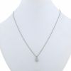 Tiffany & Co Teardrop necklace in platinium and diamonds - 360 thumbnail