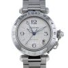 Reloj Cartier Pasha GMT de acero Ref: 2377 Circa  2001 - 00pp thumbnail