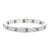Cartier Love pavé bracelet in white gold,  diamonds and ceramic - 00pp thumbnail