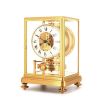 Pendule Atmos Jaeger LeCoultre édition Olympia, cage en laiton doré et verre, mouvement apparent, années 1980 - 00pp thumbnail