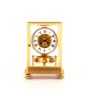 Atmos Jaeger-LeCoultre pendulum clock, limited edition, brass and glass, visible movement, 1980s - 360 thumbnail