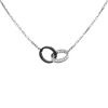 Cartier Love necklace in white gold,  ceramic and diamonds - 00pp thumbnail