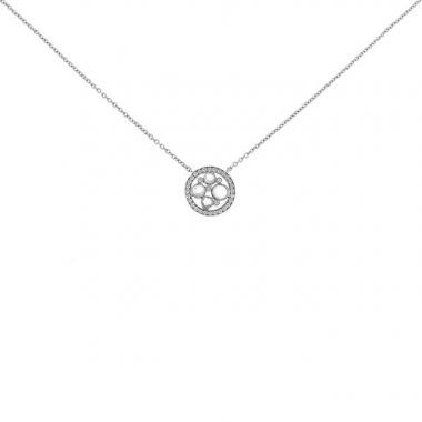 Collier Tiffany 
Co Cobblestone en platine et diamants