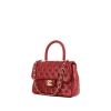 Chanel Coco Handle shoulder bag in red quilted leather - 00pp thumbnail