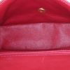 Bolso bandolera Chanel Coco Handle en cuero acolchado rojo - Detail D3 thumbnail