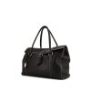 Fendi Linda small model handbag in black grained leather - 00pp thumbnail