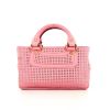 Celine Boogie mini handbag in pink satin - 360 thumbnail