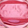 Bolso de mano Celine Boogie mini en satén rosa - Detail D2 thumbnail