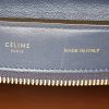 Celine Trapeze medium model shoulder bag in blue leather and blue suede - Detail D4 thumbnail