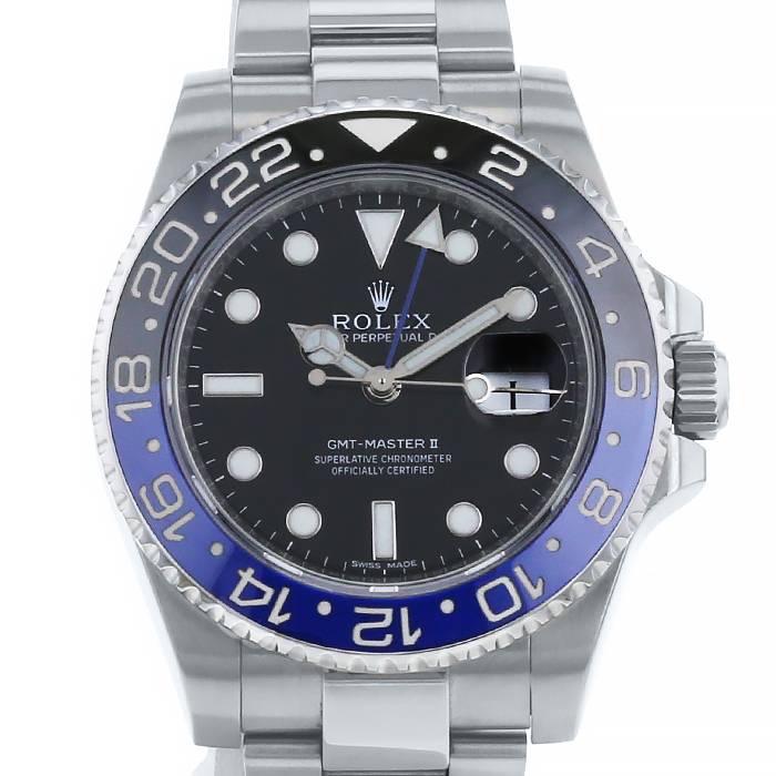 Montre Rolex GMT-Master II en acier Ref :  116710 Vers  2016