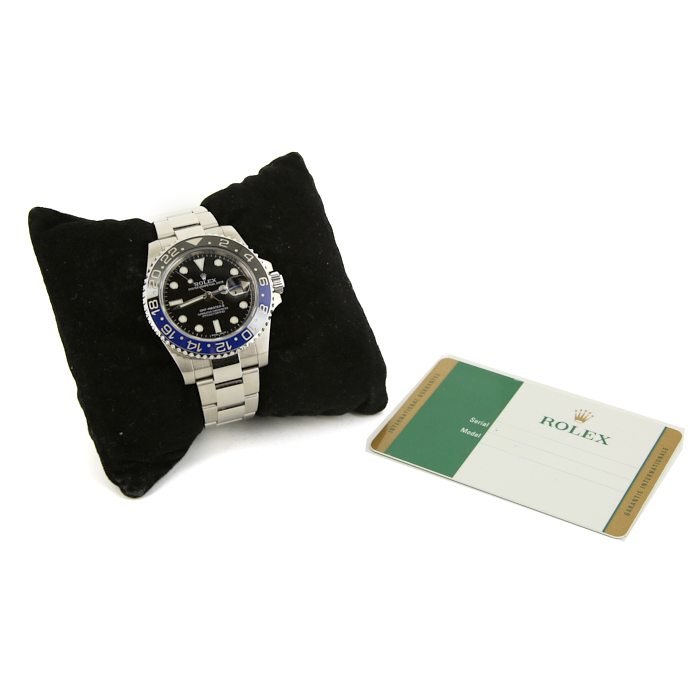 Rolex GMT-Master II watch in stainless steel Ref:  116710 Circa  2016 - Detail D2