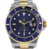 Rolex Submariner Date watch in gold and stainless steel Ref:  16613 Circa  1997 - 00pp thumbnail