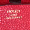 Bolso de mano Hermes Birkin 35 cm en cuero togo rojo Casaque - Detail D3 thumbnail
