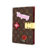 Louis Vuitton Paul agenda-holder in brown monogram canvas and red leather - 00pp thumbnail