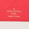 Porta agenda Louis Vuitton Paul in tela monogram cerata marrone e pelle rossa - Detail D3 thumbnail