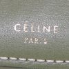 Céline Trotteur large model shoulder bag in khaki smooth leather - Detail D3 thumbnail
