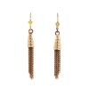 Mobile Vintage earrings in yellow gold - 00pp thumbnail