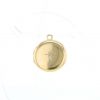 Opening Vintage 1990's pendant in yellow gold and diamond - 360 thumbnail