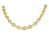 Vintage 1970's long necklace in yellow gold - 00pp thumbnail