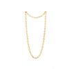 Vintage 1970's long necklace in yellow gold - 360 thumbnail