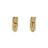Boucheron Pluriel small hoop earrings in yellow gold and diamonds - 00pp thumbnail