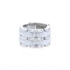 Flexible Chanel Ultra large model ring in white gold and ceramic - 00pp thumbnail