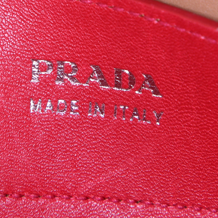 Shopping bag Prada Double in pelle beige - Detail D3