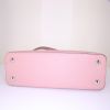 Louis Vuitton Capucines handbag in powder pink grained leather - Detail D5 thumbnail