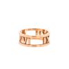 Hemstitched Tiffany & Co Atlas large model ring in pink gold - 00pp thumbnail